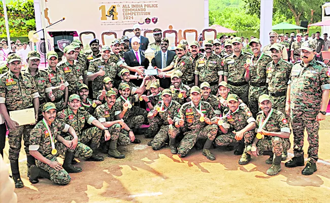 ap is overall champion in alindia police commando competition - Sakshi