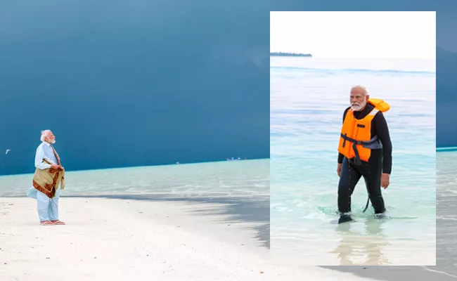 PM Narendra Modi Share Lakshadweep Photos Viral - Sakshi