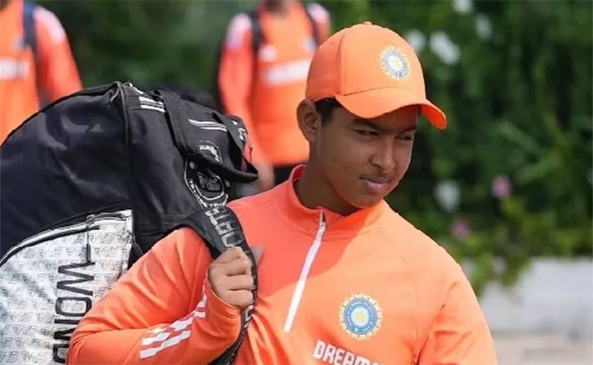 Bihar Vaibhav Suryavanshi Created History, As He Became Fourth-Youngest Cricketer To Make His Debut In Ranji Trophy - Sakshi