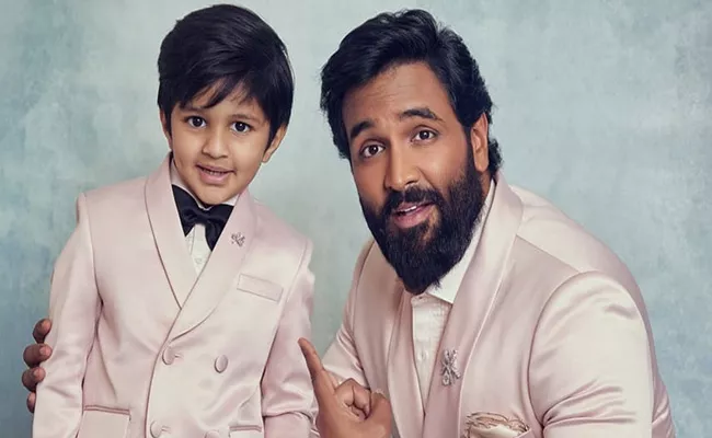 Tollywood Hero Vishnu Manchu Son Entry Into Movies Confirmed - Sakshi