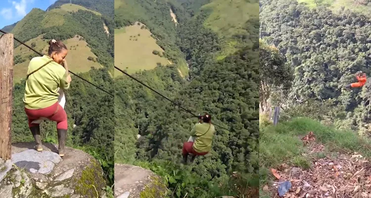 Colombian Towns Linked By Amazing Method Of Transport