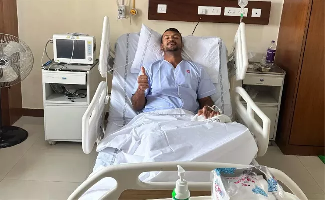 Mayank Agarwal discharged from Agartala based private hospital - Sakshi