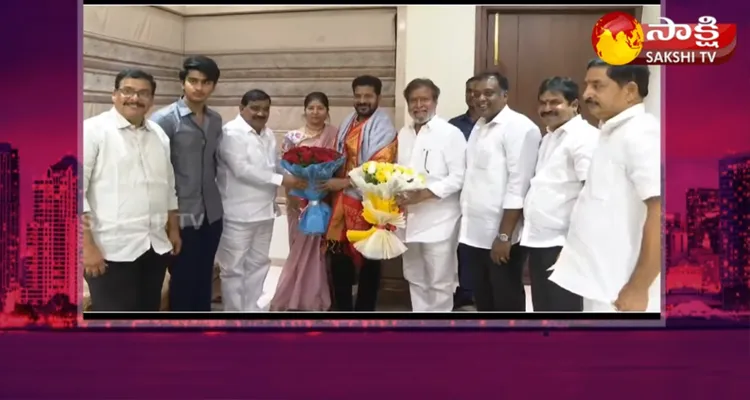 Patnam Mahender Reddy Couples Meets CM Revanth Reddy