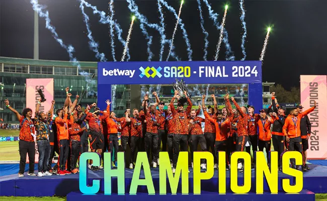 Sunrisers thrash Super Giants to clinch SA20 title - Sakshi