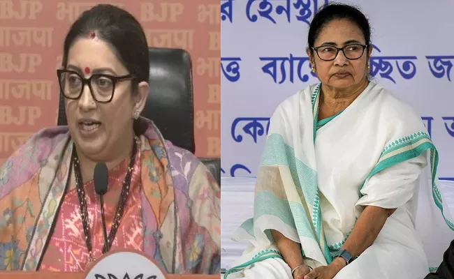 Smriti Irani Slams Mamata Banerjee on Sandeshkhali Violence - Sakshi