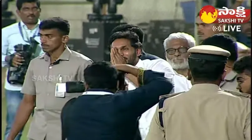 CM YS Jagan Grand Entry at YSR ACA VDCA Cricket Stadium