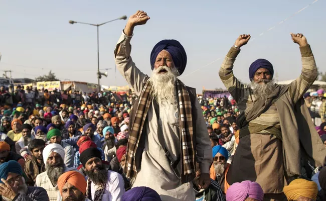 Chalo Delhi : Farmers Protest Against Government - Sakshi