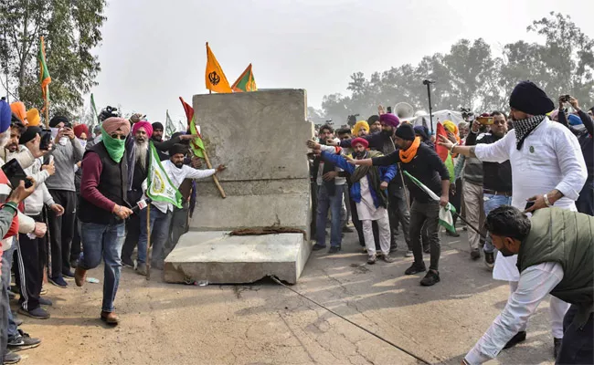 Farmers Face to Face Situation Critical at Shambhu Border - Sakshi