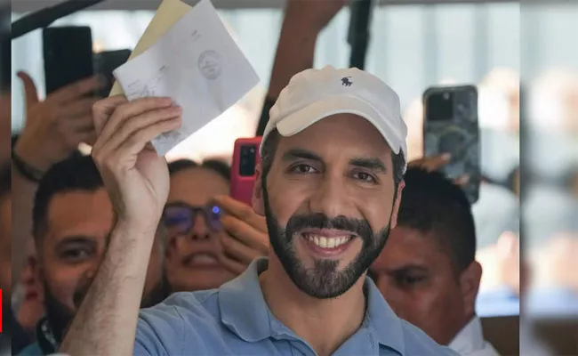 World Coolest Dictator Nayib Bukele Wins Election Again - Sakshi