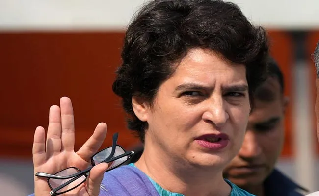 Priyanka Gandhi Vadra Hospitalized Due To Ill Health - Sakshi