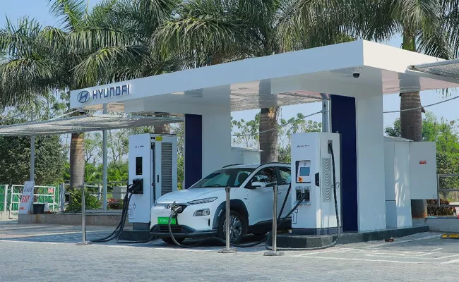 Hyundai Motor Install Ultra High Speed EV Charging Points - Sakshi