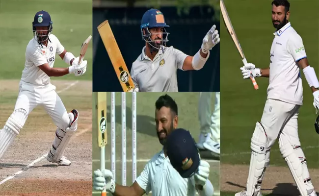 Unstoppable Cheteshwar Pujara hammers 102-ball ton at Rajkot - Sakshi