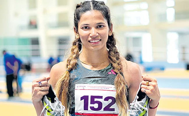 Gold for Jyoti Yarraji - Sakshi