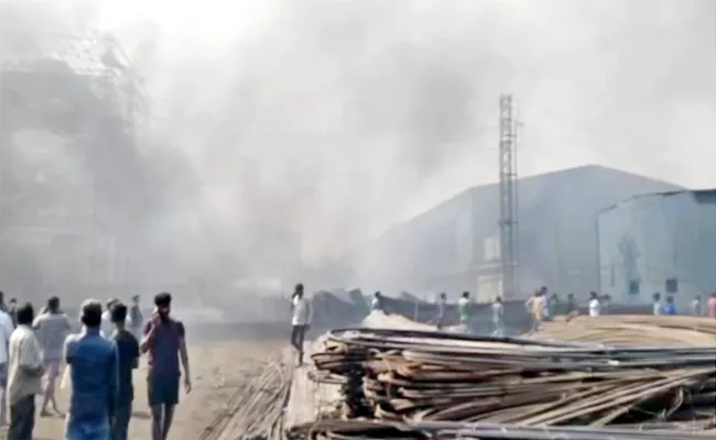 Fire Accident Scan Energy Industry Rangareddy District - Sakshi