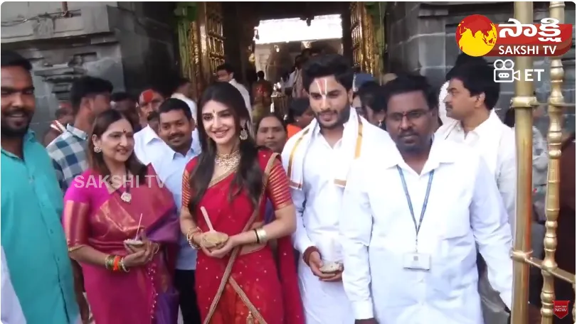 Sreeleela Visits Tirumala Tirupati Temple - Sakshi