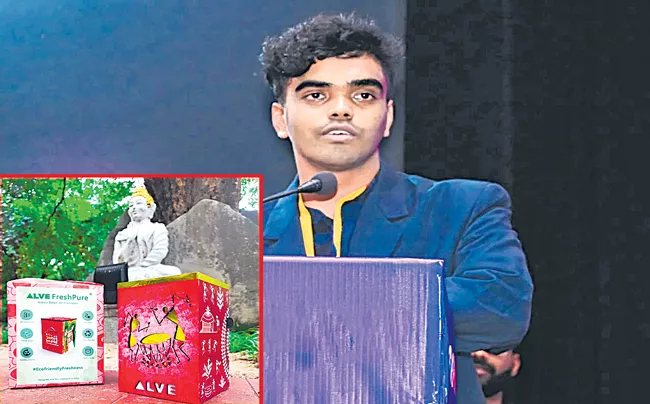 Rajiv Kumar Sharma Designed Smart Eco-Friendly Air Fresheners Using Waste - Sakshi