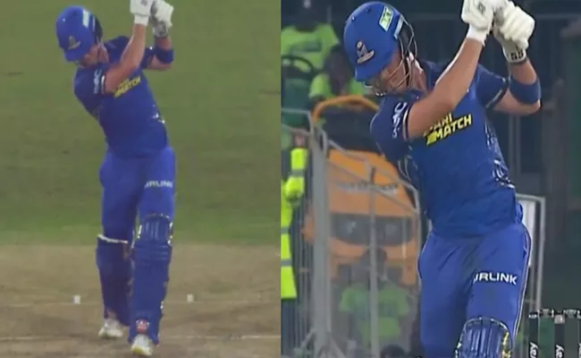 Dewald Brevis slams unbelievable no-look six to bring up his fifty in SA20 - Sakshi