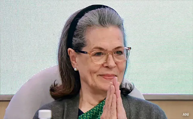 Sonia Gandhi lected unopposed to Rajya Sabha from Rajasthan - Sakshi