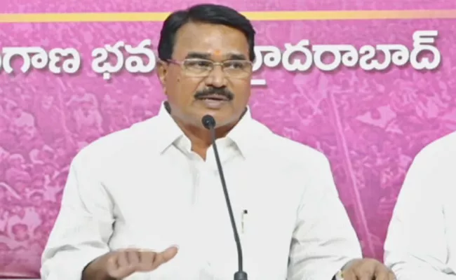 BRS Niranjan Reddy Slams Congress Party Over Jurala Project - Sakshi