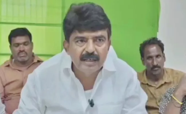 Perni Nani Fires on TDP Leader Kollu Ravindra - Sakshi