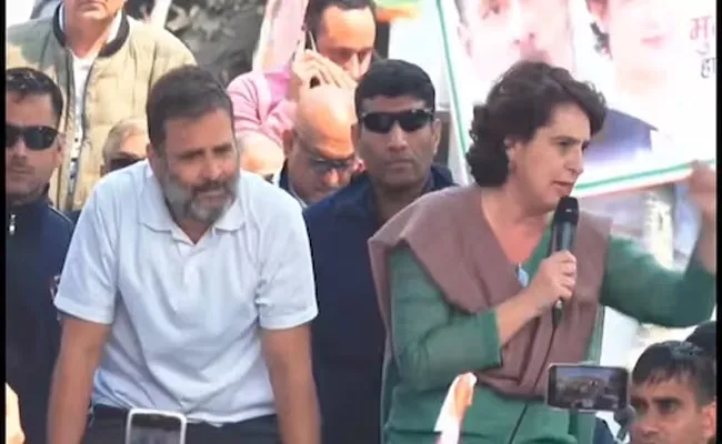 Bharat Jodo Nyay Yatra Rahul Gandhi Priyanka Gandhi - Sakshi