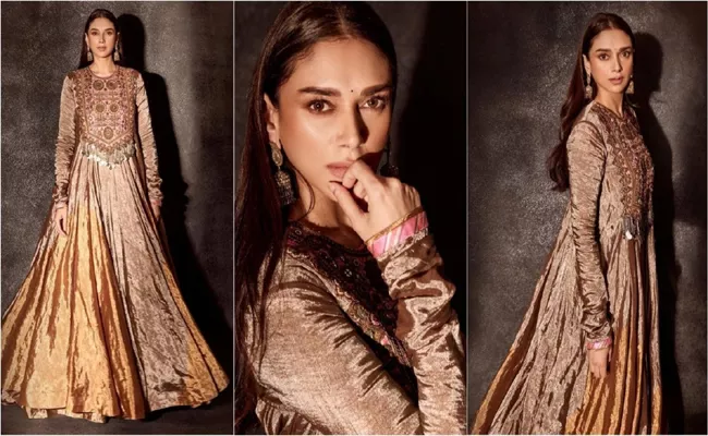 Aditi Rao Hydari Radiates Elegance And Grace In Anarkali - Sakshi