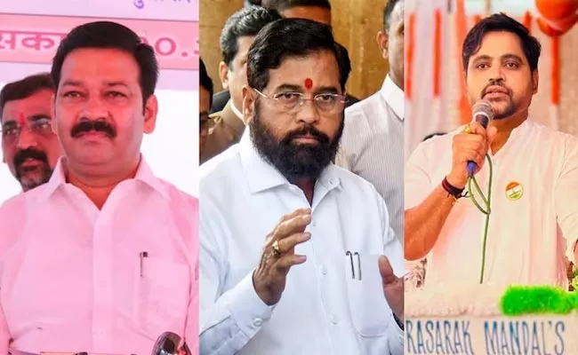 BJP MLA Ganpat Gaikwad Says Eknath Shinde Made Me Criminal - Sakshi