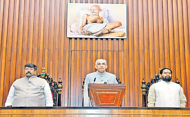 Governor Justice Abdul Nazir In AP Assembly Budget Session 2024 - Sakshi