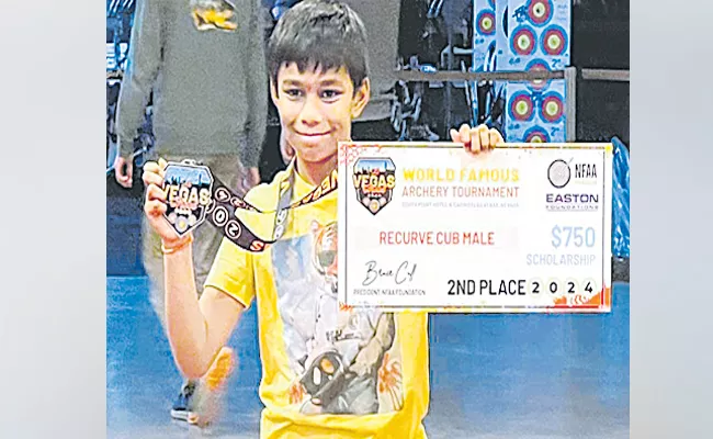 Las Vegas International Archery: Anirudh Kalyan Won Silver Medal - Sakshi