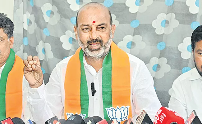 Revanth Reddy should clarify on six guarantees says bandi - Sakshi