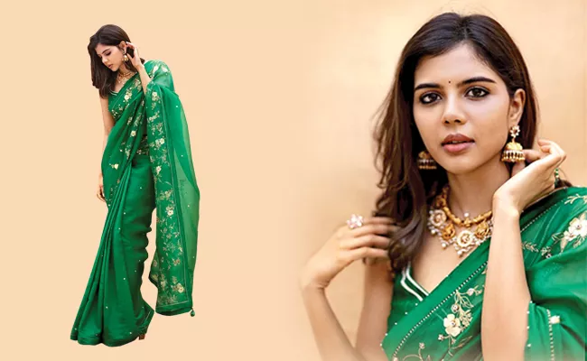 Do You The Cost Of Kalyani Priyadarshan Saree - Sakshi