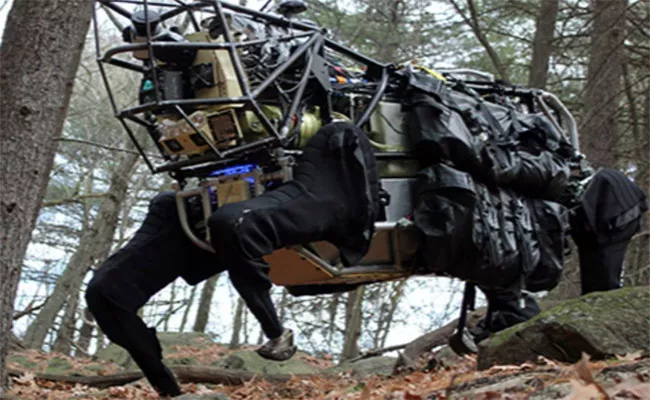 Indian Army Robot Dog Mule Displaying Pokaran Field - Sakshi