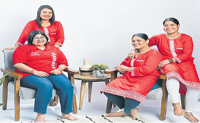 Zomato Introduces Kurta For Female Delivery Partners - Sakshi