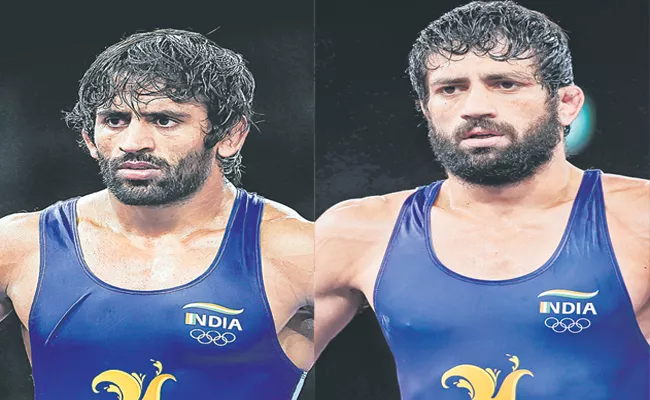  Hindustan Times Bajrang Punia, Ravi Dahiya eliminated from Paris Olympics qualification race - Sakshi