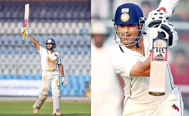 Musheer khan Breaks Sachin Tendulkars Historic Record In Ranji Trophy Final - Sakshi