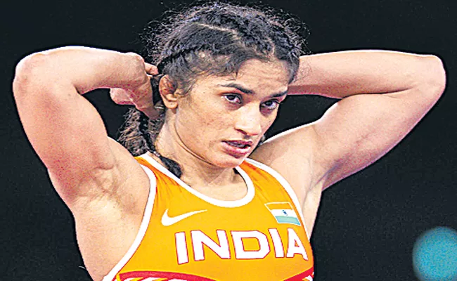 Vinesh Phogat wins trials for Paris Olympics Qualification - Sakshi