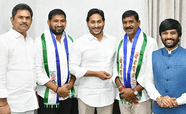 Another Shock To TDP: CM Jagan Welcomes Ravi Kumar Gandi Into YSRCP - Sakshi