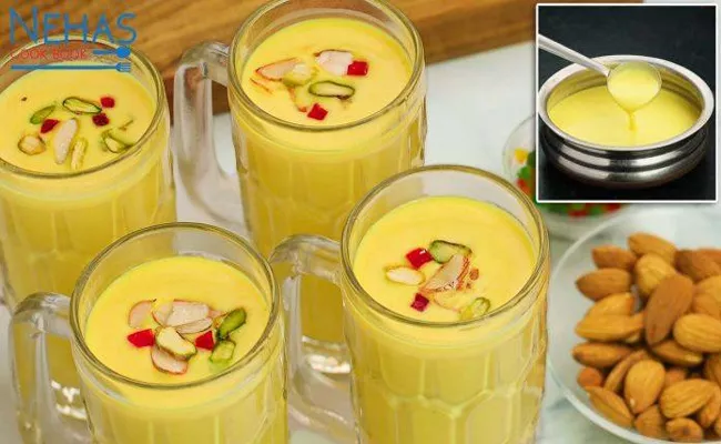 Badam Milk: How To Make Home Made  Summer Drink Badam Milk - Sakshi