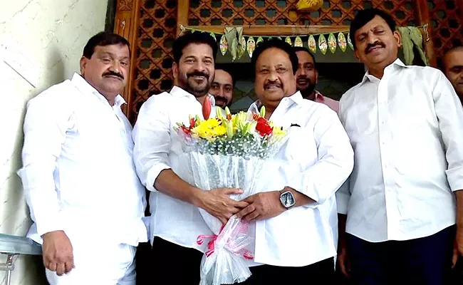 CM Revanth Reddy Meets BJP Ex MP Jithender Reddy - Sakshi