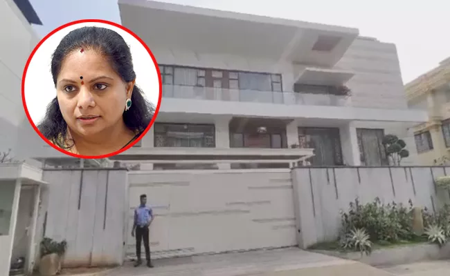 ED And IT Raids At MLC Kavitha House Hyderabad - Sakshi