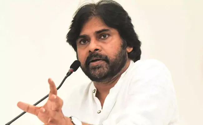 Pawan Kalyan at Jana Sena Party launch event - Sakshi