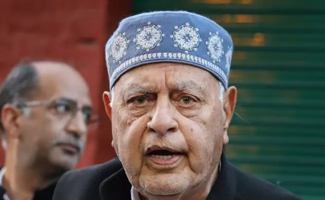 Farooq Abdullah Says Something fishy in not holding Assembly polls J&K - Sakshi