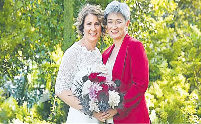 Australian Foreign Minister Penny Wong marries her longtime partner - Sakshi