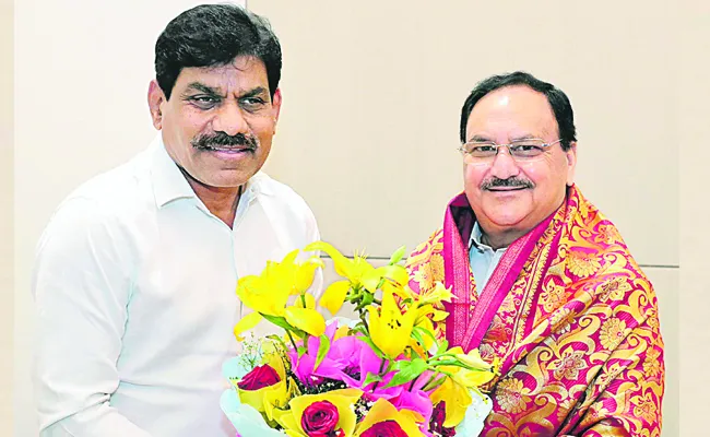 Telangana BRS MP from Zaheerabad BB Patil joins BJP - Sakshi