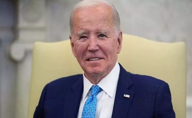 Biden Again Made Gaffe Says Ukrain Instead Of Gaza - Sakshi