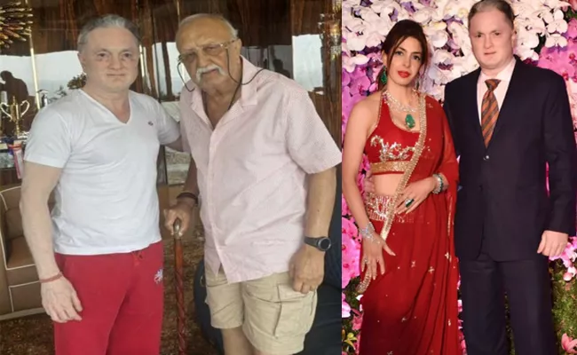 Raymond MD Gautam Singhania Meets His Father - Sakshi