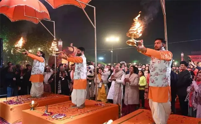 Vasudev Ghat will Performs Yamuna Aarti - Sakshi