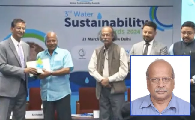 Underground Drip 'Swar' Architect National Award To K.S Gopal - Sakshi