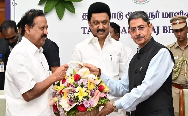 DMK Leader K Ponmudy Sworn in As Minister by Governor - Sakshi