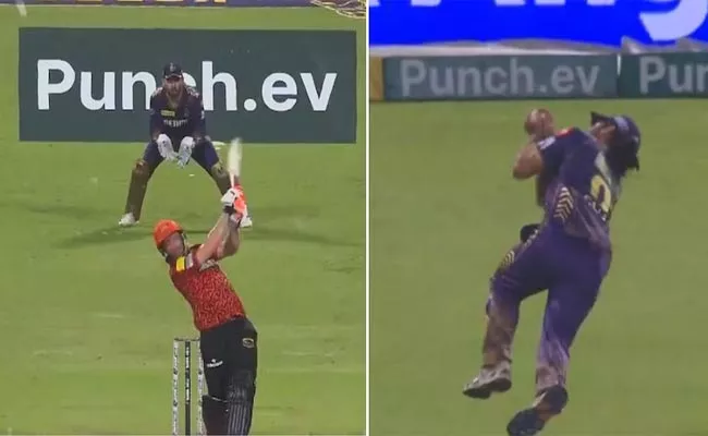 IPL 2024 KKR VS SRH: Suyash Sharma Taken The Match Changing Catch Of Klaasen In Last Over - Sakshi